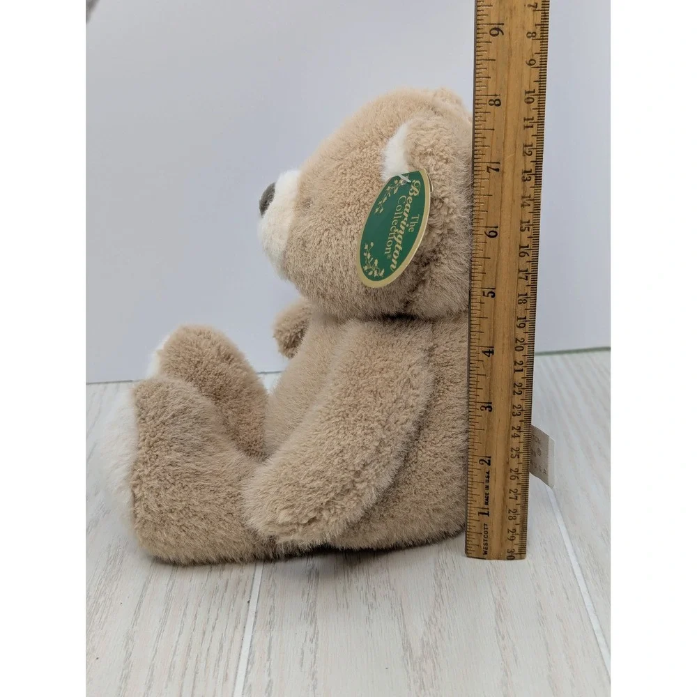 Bearington Collection Teddy Bear Plush Fuzzy Fur Tan Cream